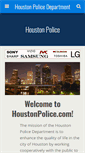Mobile Screenshot of houstonpolice.com